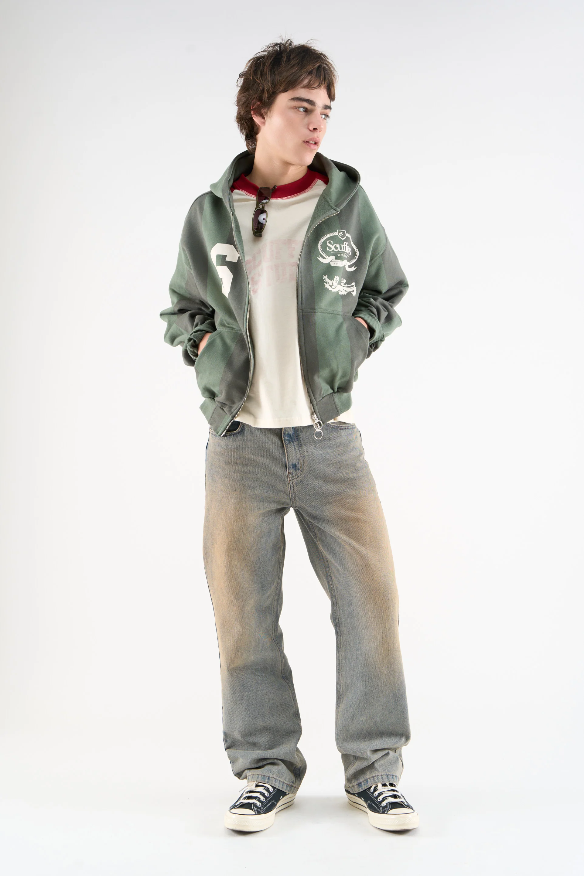 012 Picadilly Green Zipper M 1093 Jpg