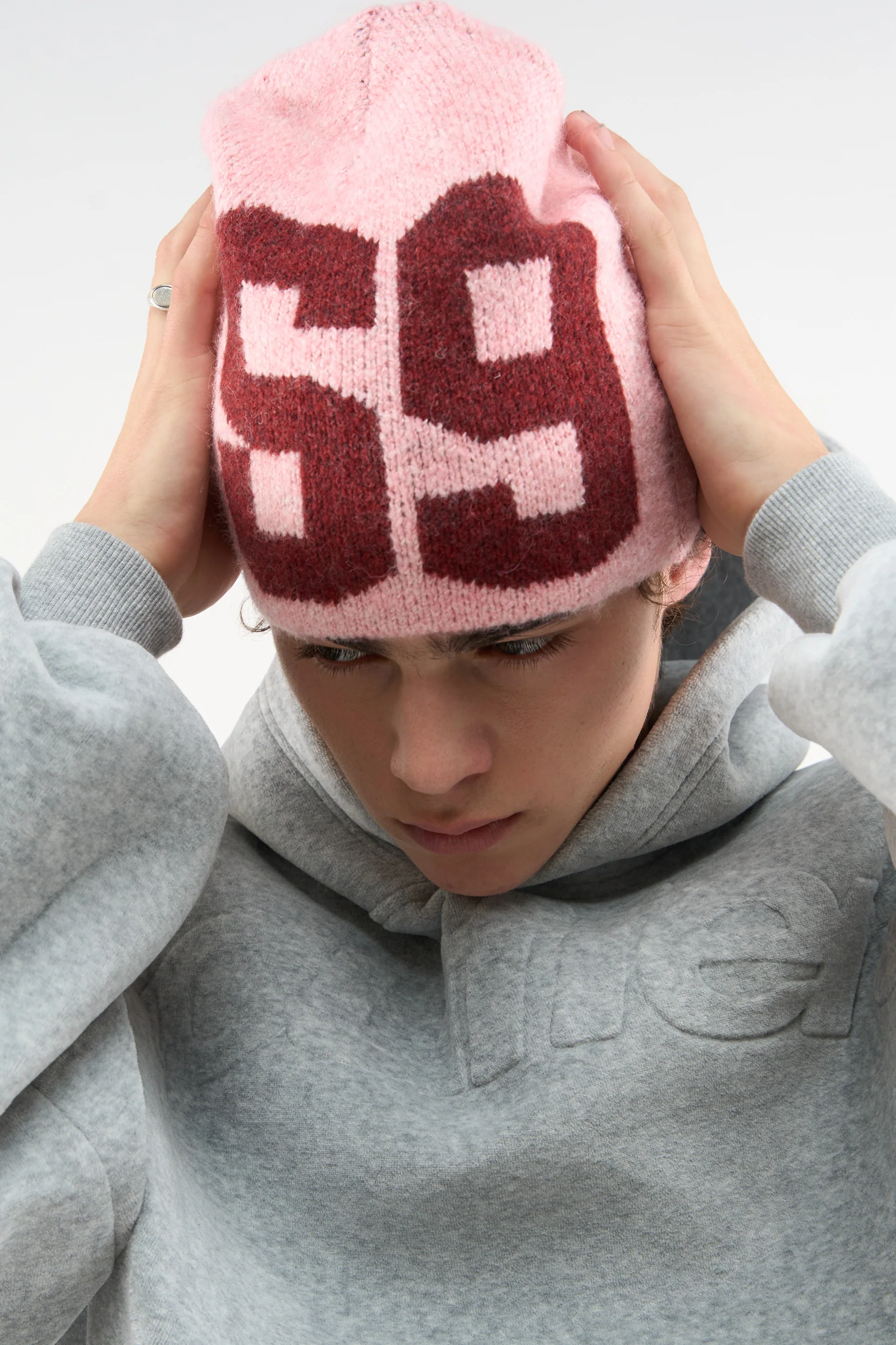 019 No Hole Beanie Pink 1601 Jpg