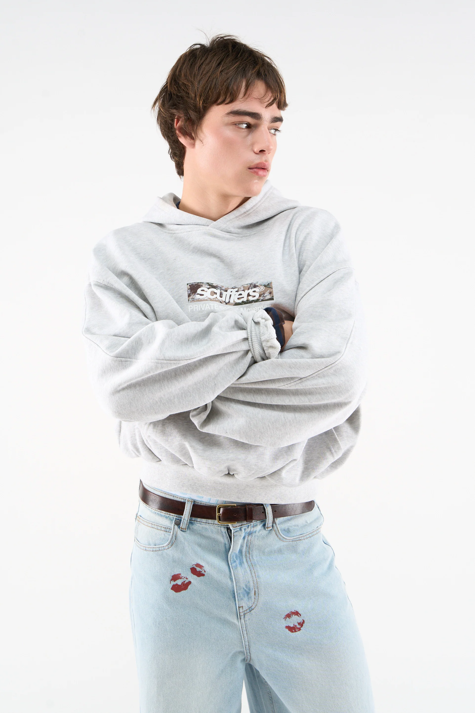 03 Private Hoodie Grey L 0076 Jpg
