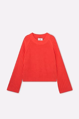 Berry Red Knit