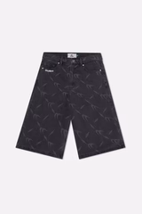 Silver Dark Jorts