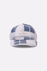 Checks Blue Cap