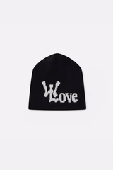 With Love Black Beanie