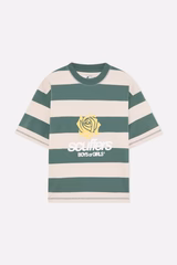 Boy Green Striped T-Shirt