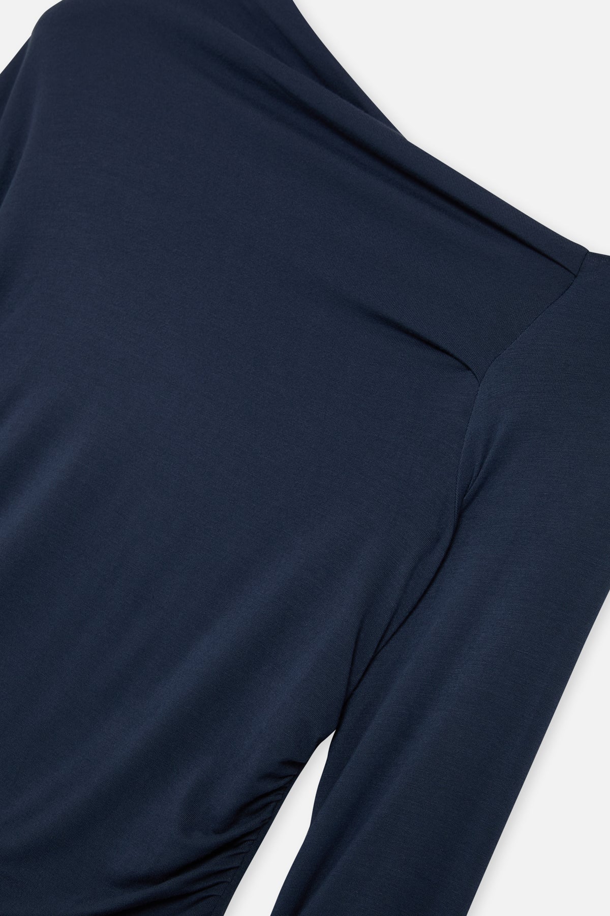 Asymmetricnavybluelongsleeve Girldrop1 4