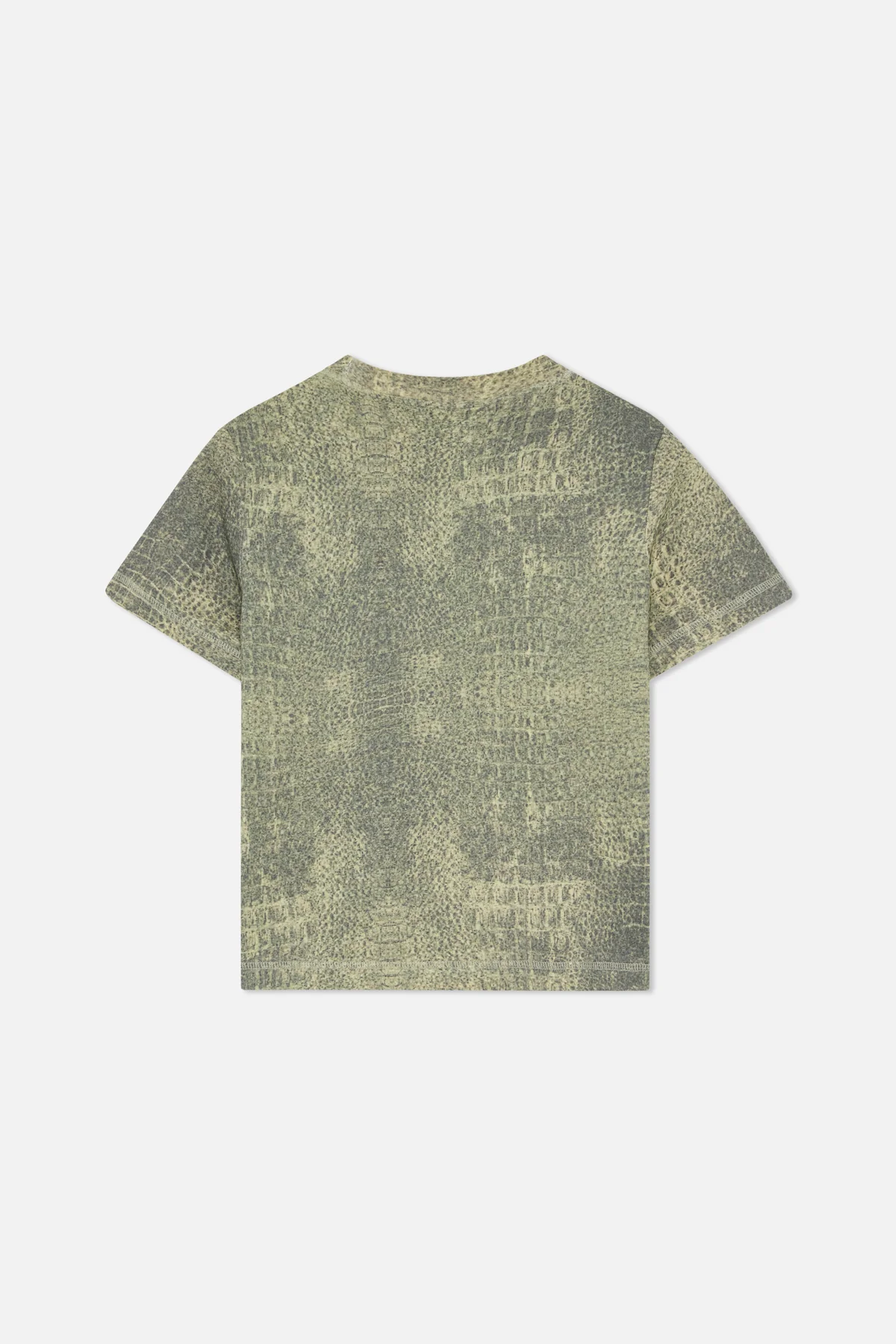 Cocodrile Grey Fitted T Shirt 2 Jpg
