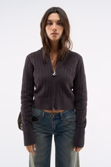 Stormy Brown Zipper