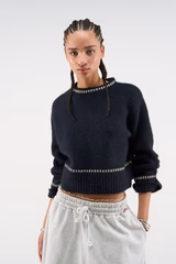 Handmade Blue Knit