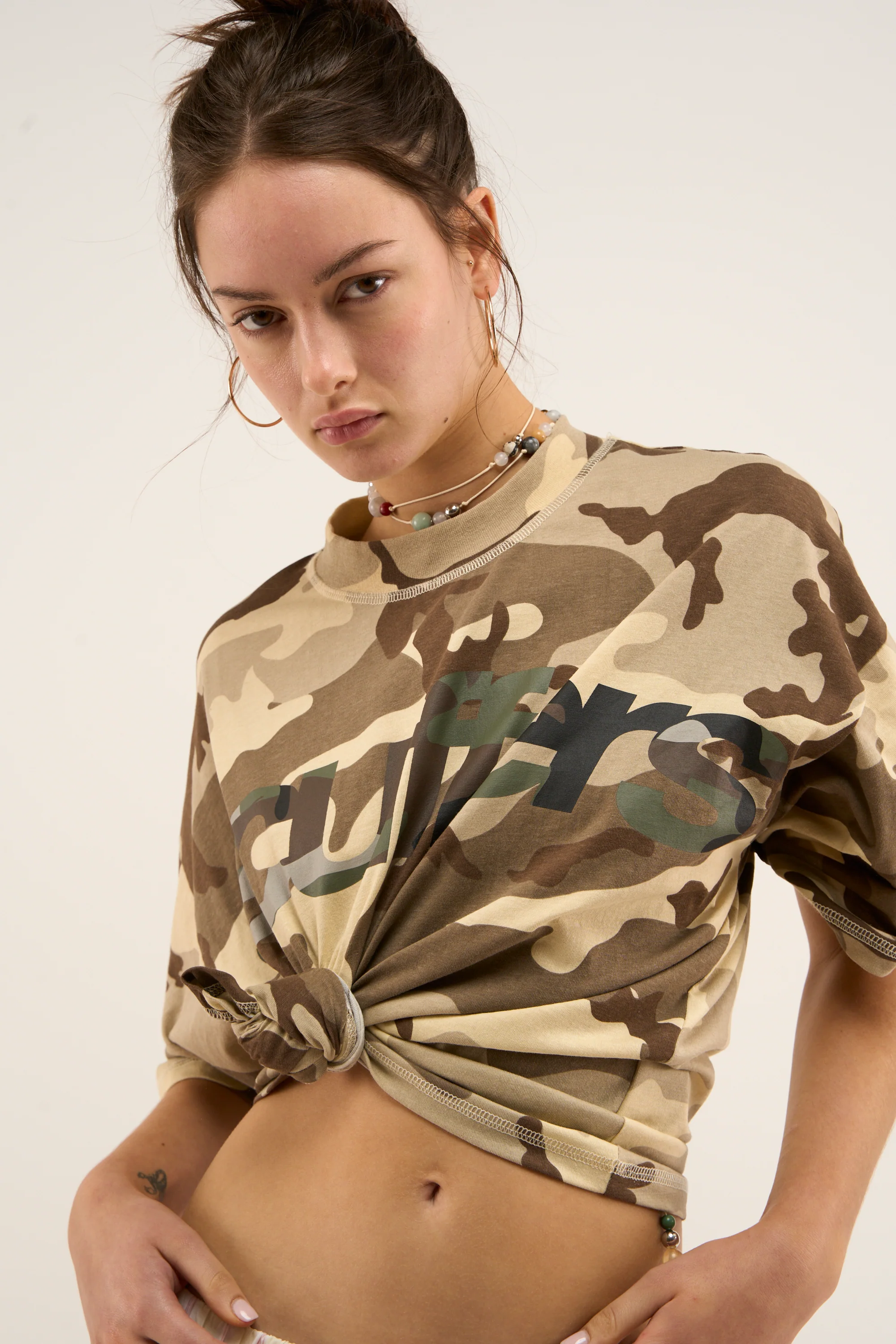 Double Camo Brown T-Shirt