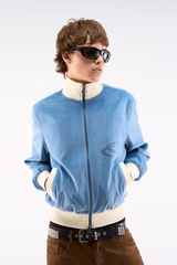 Snow Blue Zipper
