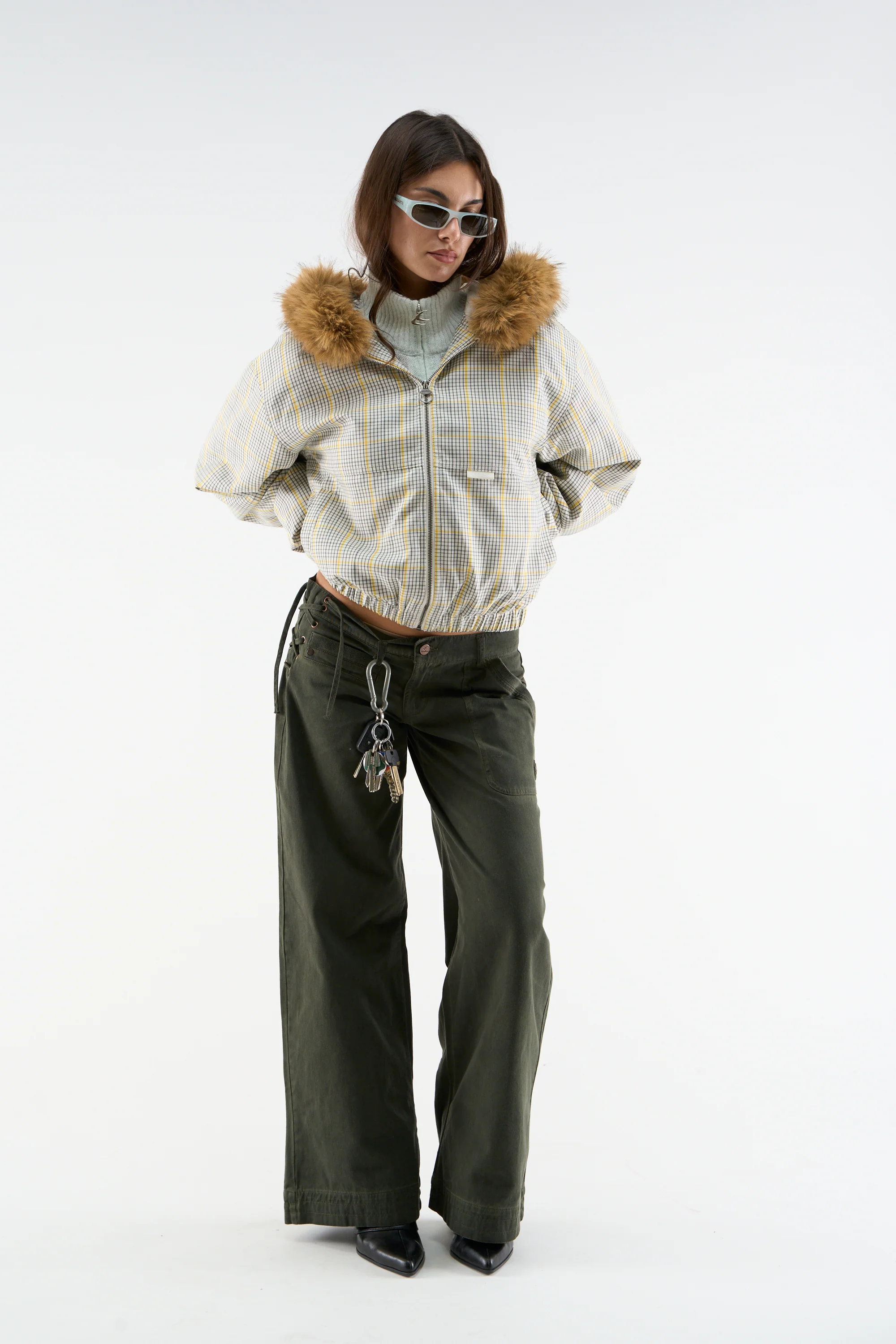 Checkered Work Jacket