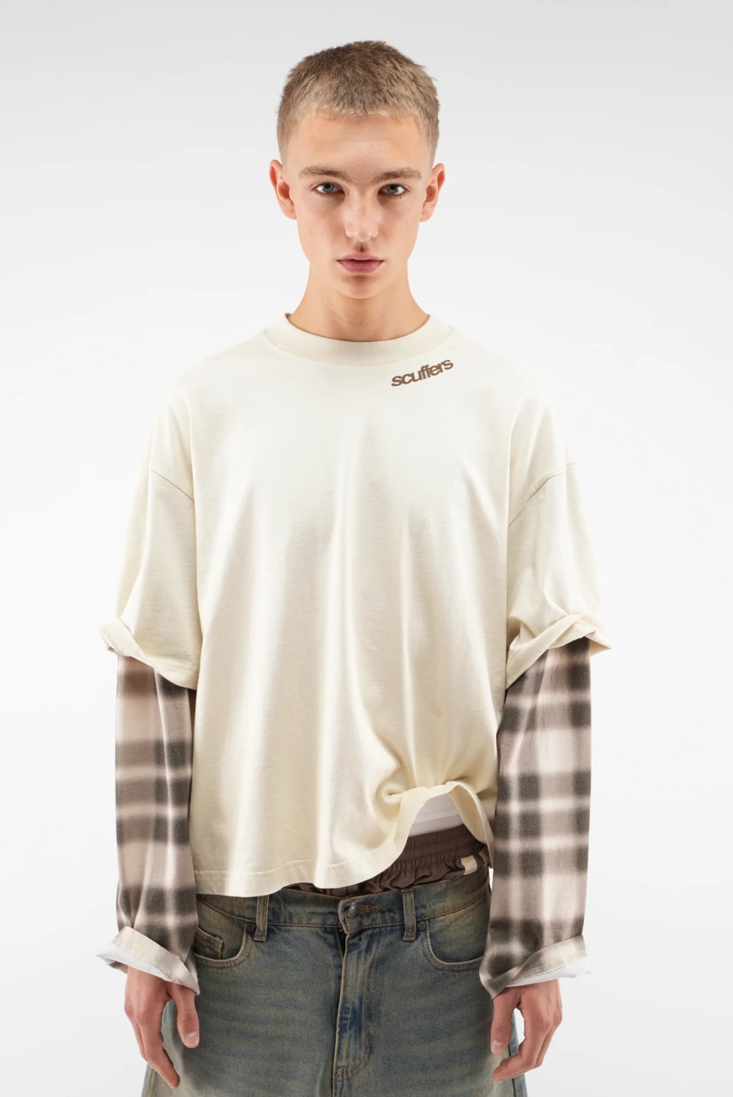 Blur Kurtis Ecru Longsleeve