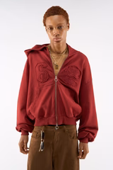 Jam Red Zipper