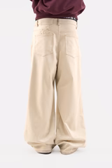 Suede Grey Jumbo Pants