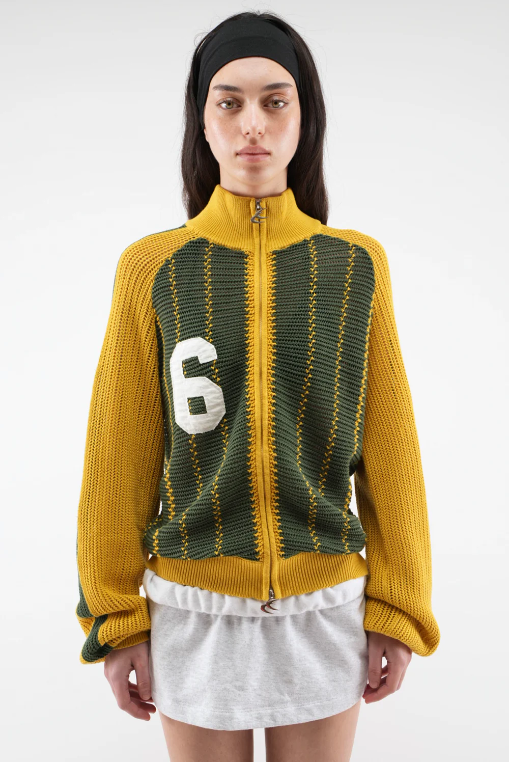 Beacon Yellow Knit Zipper