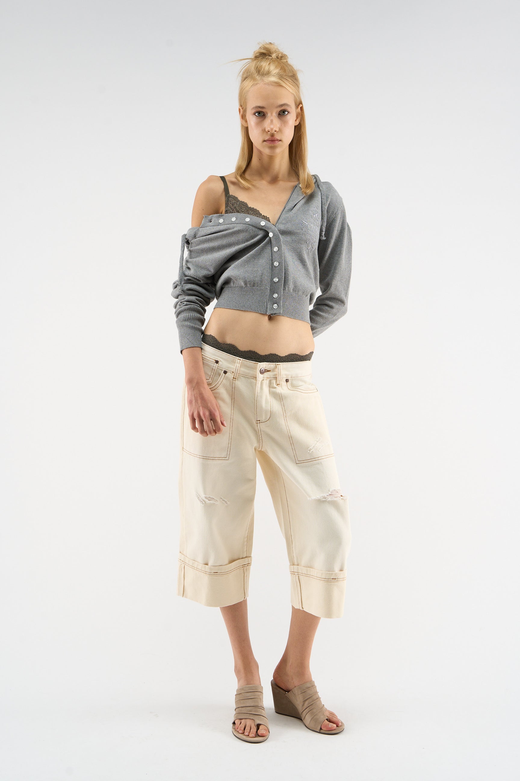 Capri Ecru Pants