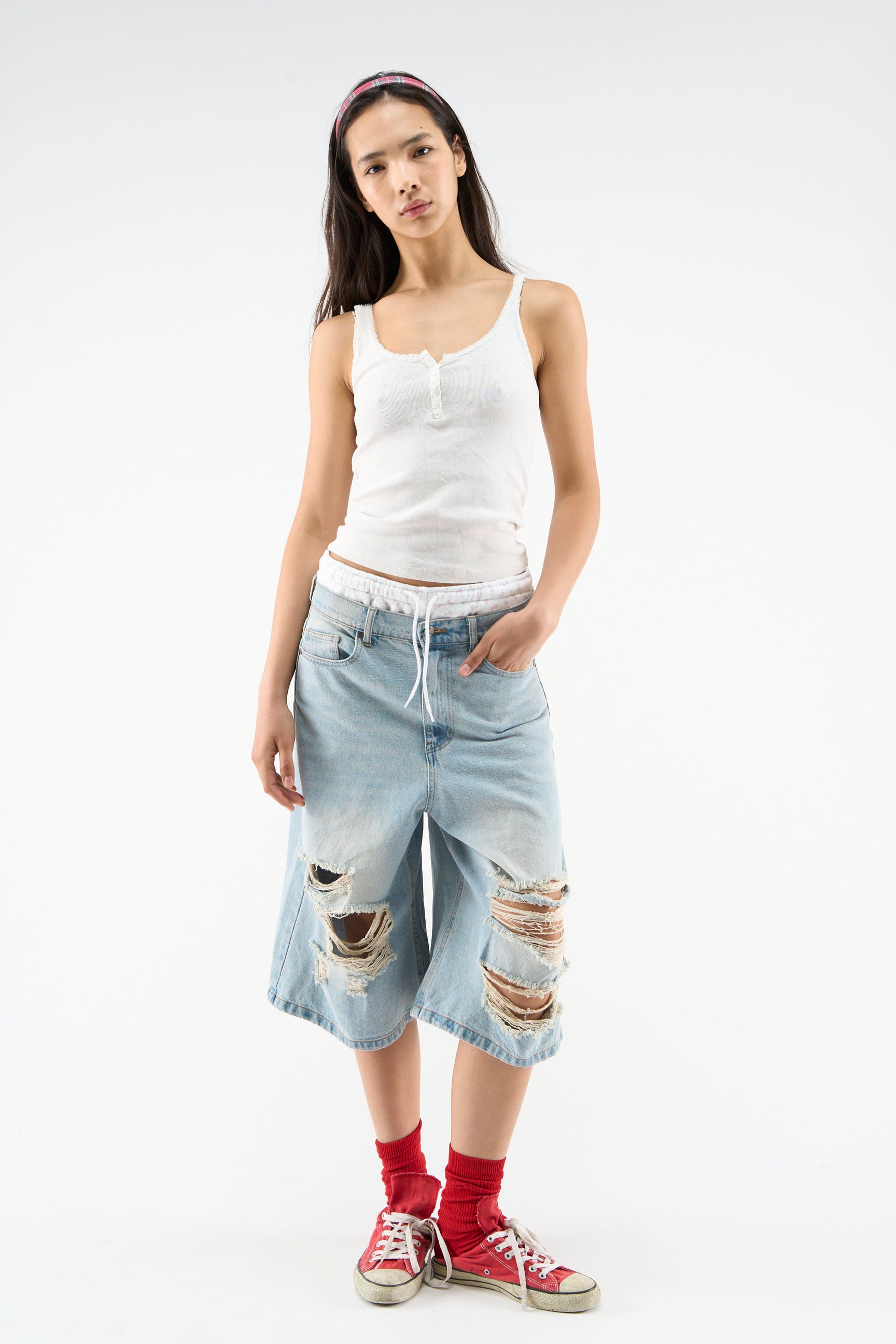 SS26 Jumbo Light Blue Jorts
