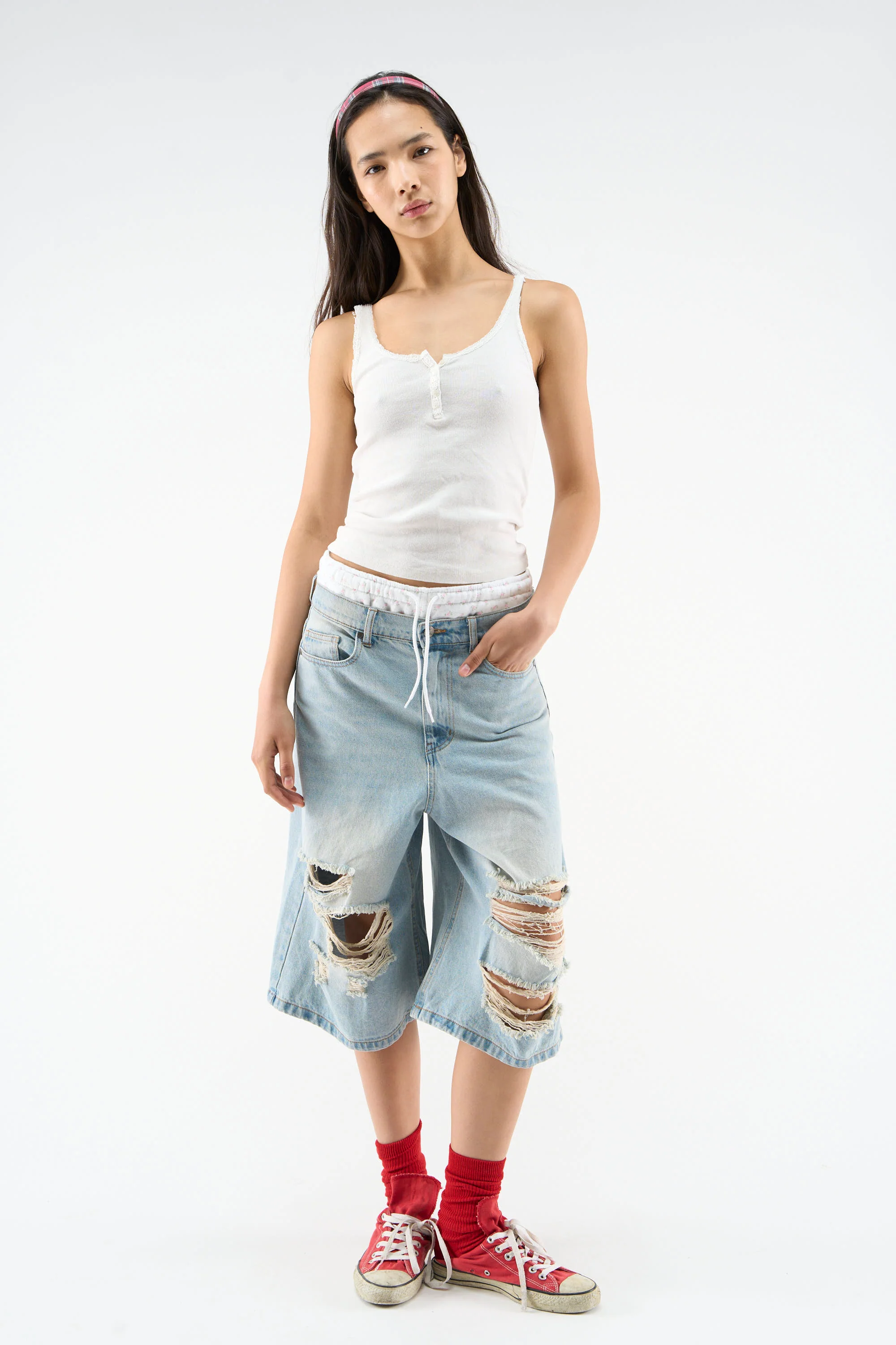 SS26 Jumbo Light Blue Jorts