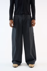 Pinstripe Black Pants