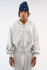 Weekender Grey Melange Zipper