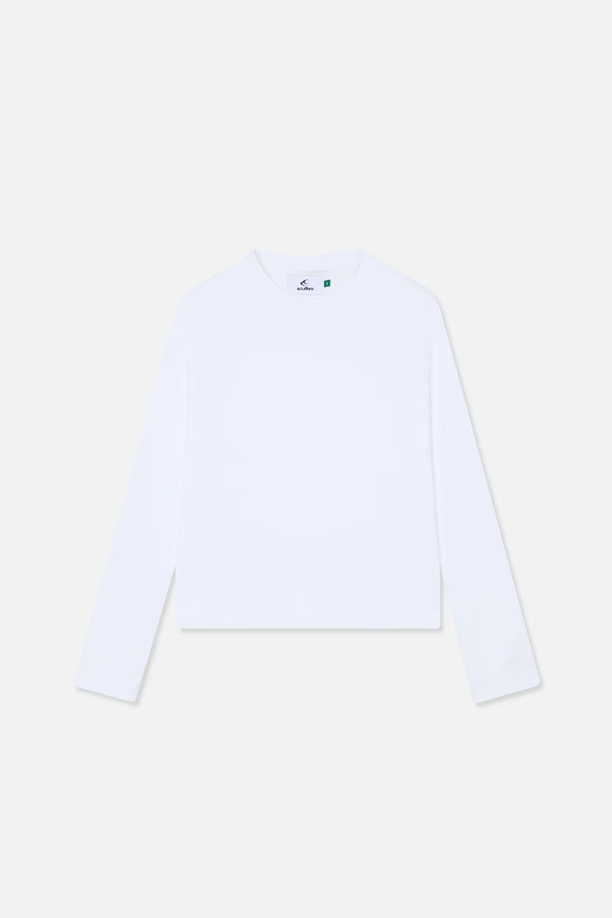 Interlock White Fitted T Shirt 1 Jpg