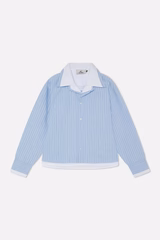 Korean Blue Shirt