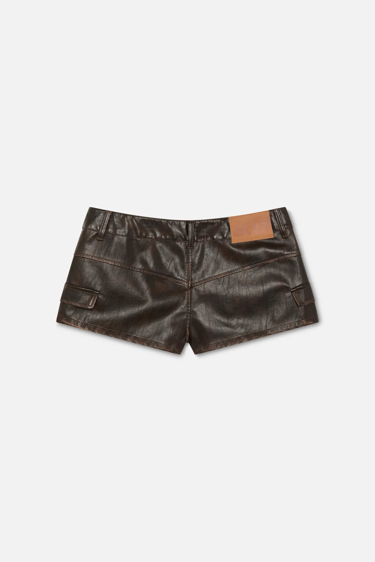 Mariem Brown Mini Shorts Drop6 2 Jpg
