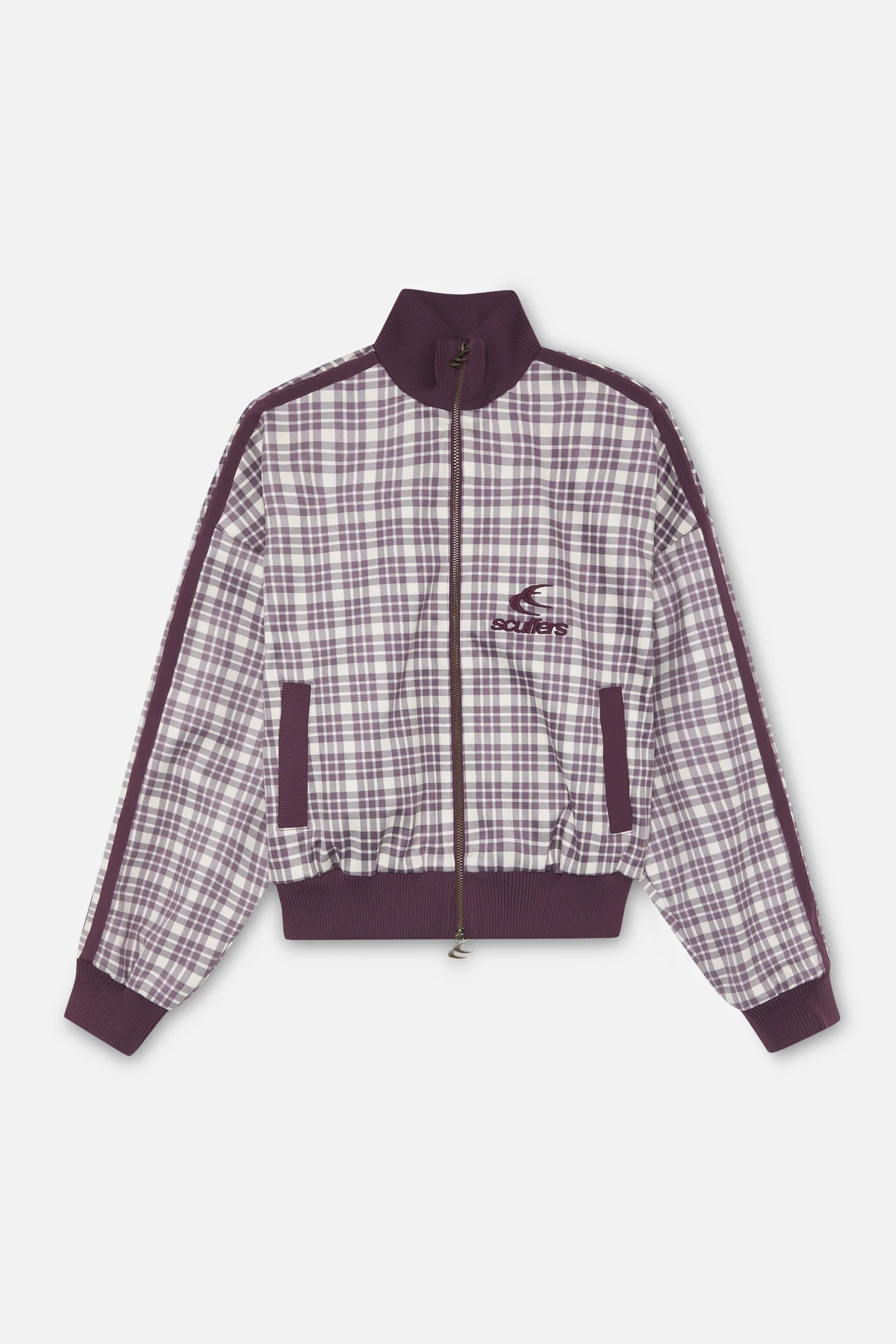 Mice Burgundy Zipper