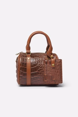 Mini Brown Duffle Bag