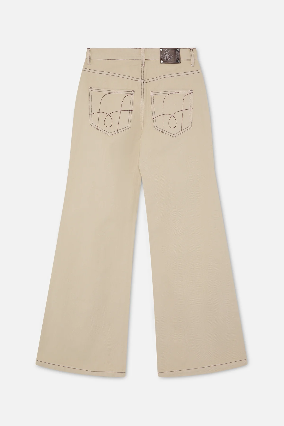 New Flared Ecru Pants Sem 41 2 Jpg