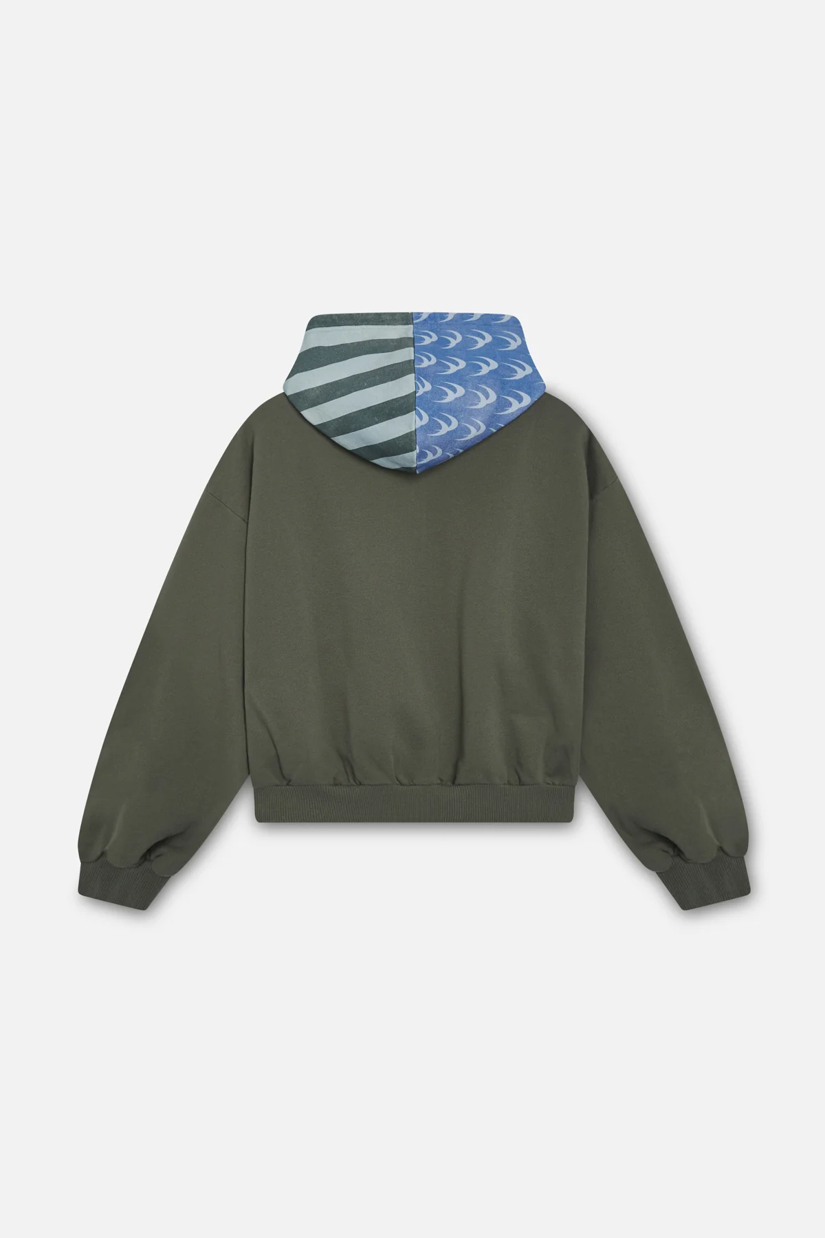 Nowhere Green Zipped Hoodie 2 Sem38 Jpg