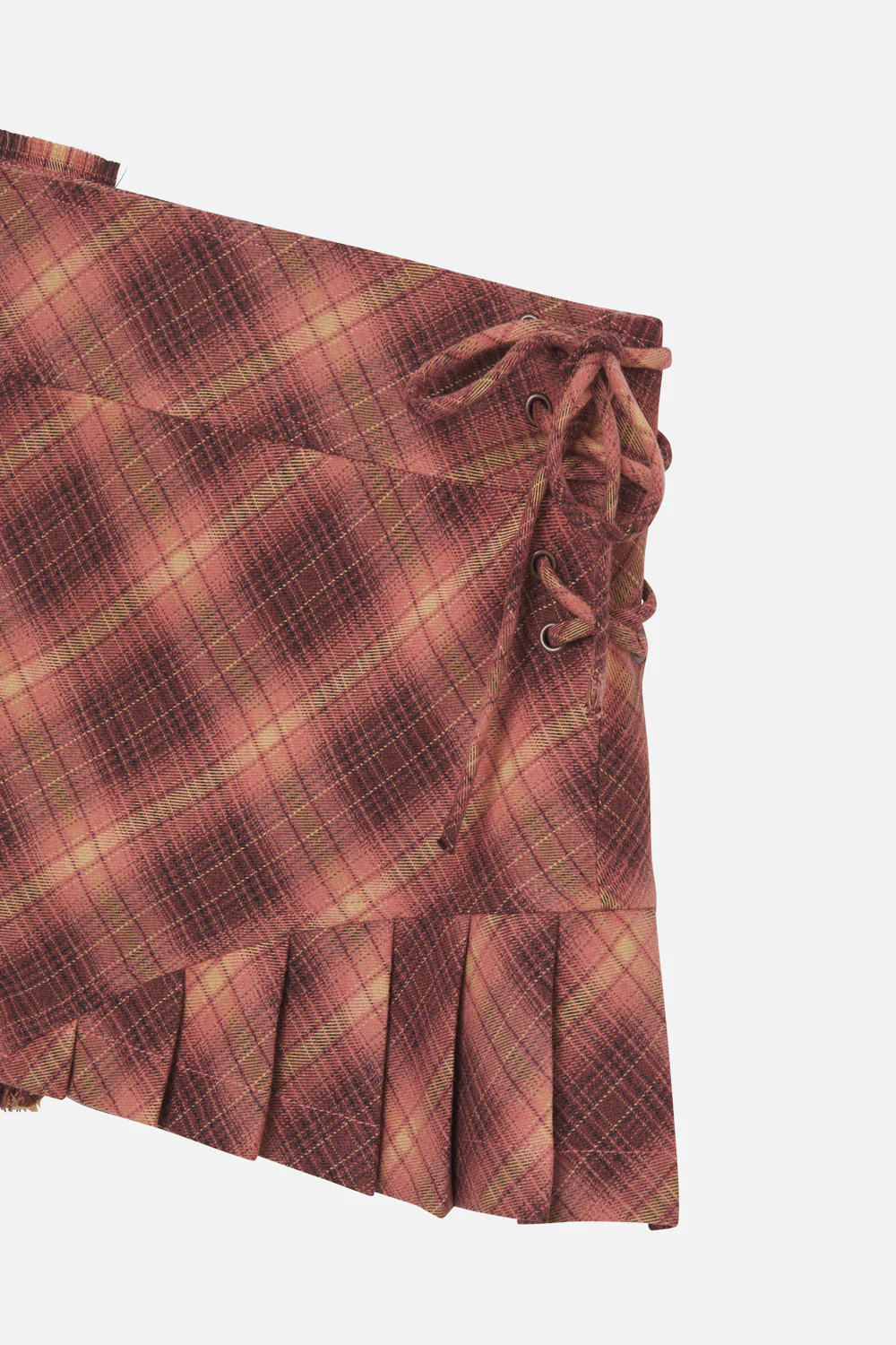 Pleatburgundycheckeredskirt 3 Sem38 Jpg