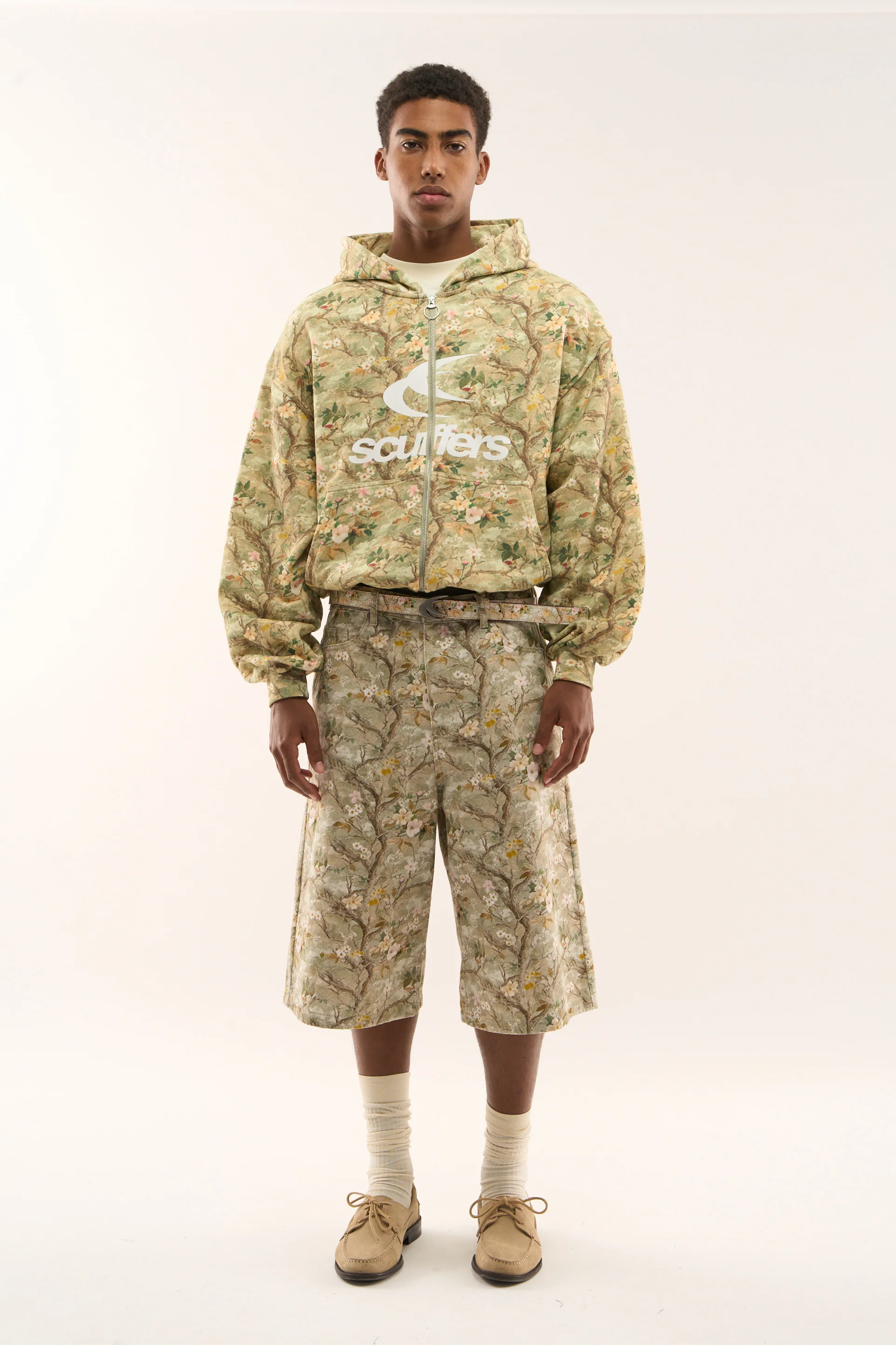Real Flowers Green Shorts 01 Jpg