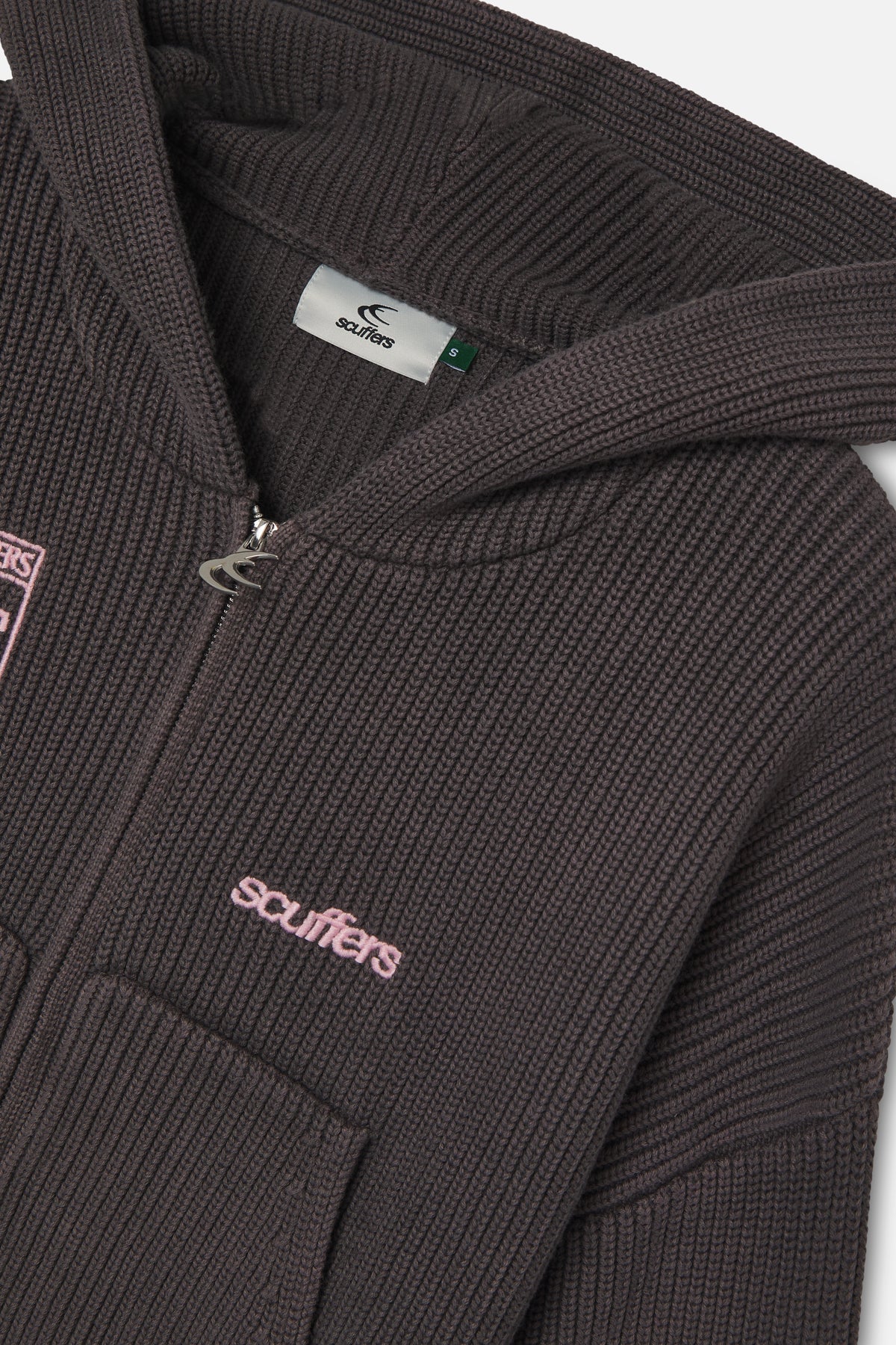 Signalgreymelangeknitzipper Sem41 3