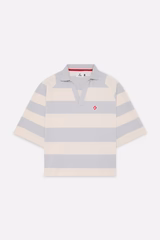 Signature Light Blue Striped Polo
