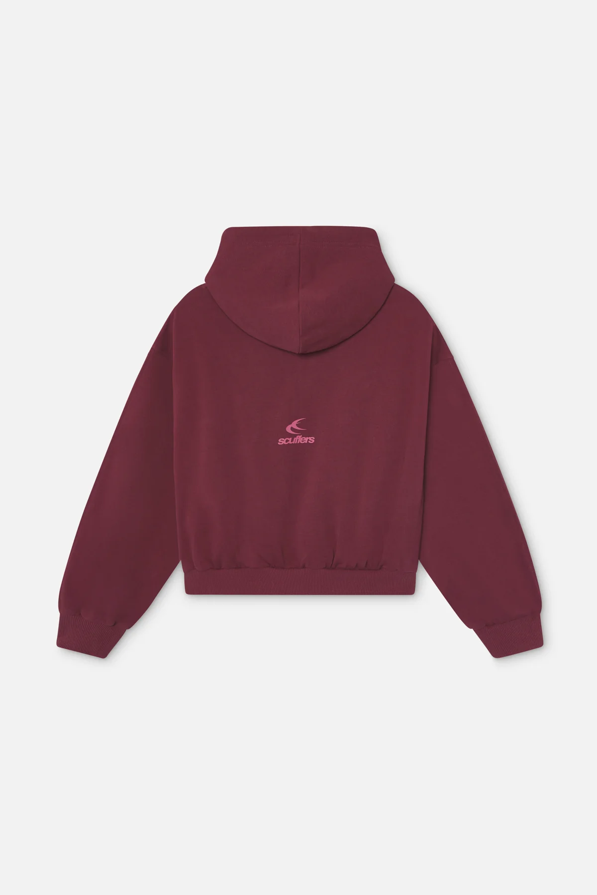 Steel Burgundy Zipper