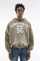 Omega Green Zipper
