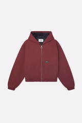 Stained Burgundy Work Jacket